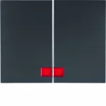 K.1 Klawisze z czerw. socz. do łącznika 2-klawiszowego, ant mat, lak