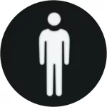 R.x Folia do sygnalizatora świetlnego symbol "mężczyzna"