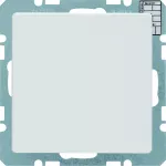 KNX system Q.x Reg. temp. bez ster. ręcznego z interf. uniw., biały, aksamit