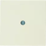 B.Kwadrat/S.1 Płytka czołowa do przyłączy kablowych, kremowy, połysk