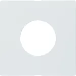 Q.1/Q.3 Płytka czołowa do łącznika i sygnalizatora świetlnego E10, biały