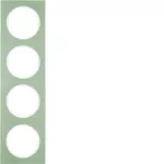 R.3 Ramka 4-krotna, stal szlachetna/biały