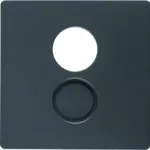 Q.x Płytka czołowa do gniazda gł. i przył. mini., ant aks, lak