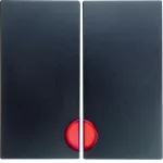 B.X Klawisze z czerw. socz., do łącz. 2-klawiszowych, ant mat