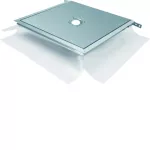 tehalit.BK Puszka montażowa pokrywa pełna boczna folia ochronna, stal