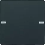 KNX e/s Q.x Przycisk 1-kr z polem opis., diod. LED RGB i czuj. temp., antracyt