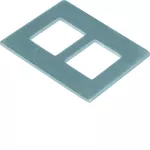 tehalit.GB-EG Płytka montażowa GTVD2/300 2xRJ45 19,3x14,8 aluminium