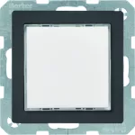 Q.x Sygnalizator świetlny LED podświetlenie białe, antracyt aksamit