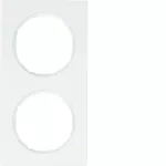 R.3 Ramka 2-krotna, biały, połysk