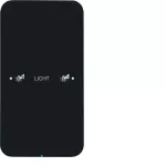 R.1 Sensor dotykowy 1-krotny konfigurowalny, szkło, czarny