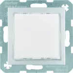 B.x Sygnalizator świetlny LED, podświetlenie czerwone/zielone, alu. mat