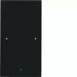 KNX TS Sensor dotykowy 1-krotny, szkło, czarne