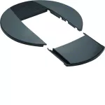 tehalit.DA200 Rozeta maskująca do DA200-80 kolumna jednostronna czarna