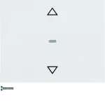 K.1 KNX RF quicklink przycisk żaluzjowy, biały, połysk