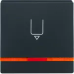 Q.x Nasadka łącz. k. hotel. z nadrukiem i pomarańczową soczewką, ant, aks