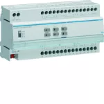 KNX system Sterownik żaluzjowy/roletowy, 12-krotny, 230 V AC, 10 mod.
