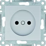 lumina Gniazdo zasilające bez uziemienia, 16A/250VAC, srebrny
