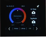 KNX system Touch Control z wyświetlaczem 3,5" z wbudowanym BCU