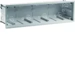 R.8 Puszka 4-krotna podtynkowa do montażu w ścianach karton-gips, szara