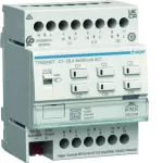KNX e/s Elektroniczny sterownik grzewczy 6-kanałowy, 24/230 V AC KNX secure