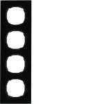 R.8 Ramka 4-krotna, szkło, czarny