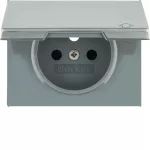 K.5 Płytka czołowa do gn. z uz. i pokrywą, stal szl nierdz.