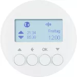 R.X/1930/Glas KNX RF quicklink Żaluzjowy łącz. czas. ster. biały