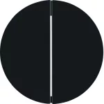 R.X/1930/Glas KNX RF quicklink Przycisk 4-kr, czarny