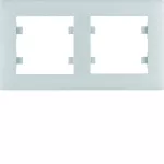 lumina intense Ramka 2-krotna pozioma, srebrny
