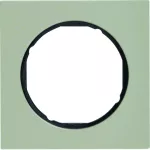 R.3 Ramka 1-krotna, stal szlachetna/czarny