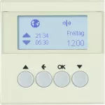 B.Kwadrat/S.1 KNX RF quicklink Łącznik żaluzj. czas. ster. żaluzj., krem