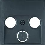 B.X Płytka czołowa do gniazda antenowego 2- i 3-wyj., ant