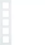 B.7 Ramka 5-krotna, biały, mat