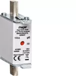 Wkładka bezp. nożowa NH000 wsk.podw. uchwyt nieiz. gG 100A 500VAC