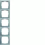 B.Kwadrat Ramka 5-krotna, alu mat, lakierowany