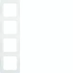 S.1 Ramka 4-krotna, biały, mat