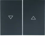 K.1 Klawisze nadr. symb. "strzałka" do łącznika 2-klawiszowego, ant mat, lak