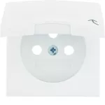 B.Kwadrat Płytka czołowa do gn. z uz. z pokrywą biały