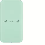 R.1 Sensor dotykowy 1-krotny konfigurowalny, szkło, biały