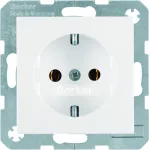 S.1/B.3/B.7 Gniazdo SCHUKO biały