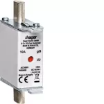 Wkładka bezp. nożowa NH000 wsk.podw. uchwyt nieiz. gG 10A 500VAC