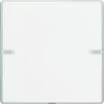 KNX e/s Q.x Przycisk 1-kr z polem opis., diod. LED RGB i czuj. temp., alu