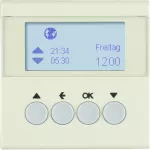 B.Kwadrat/S.1 Żaluzjowy łącz. czas. z wyśw. ster. żaluzj., krem