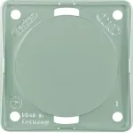 Integro Flow Zaślepka z płytką nośną, chrom