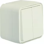 W.1 Łącznik świecznikowy wspólne zaciski wejściowe, kompletny, IP55, biały