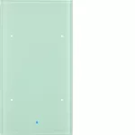 KNX TS Sensor dotykowy 2-krotny, szkło, białe