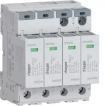 SPD Ogranicznik przepięć T2 4P 3+1 sieć TN-S/TT In=20kA Up≤1,35kV