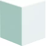 tehalit.BRS Pokrywa kąta zewnętrz. do kanałów z pokrywą 80mm, stal, biała