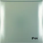 Integro Flow Ramka z pokrywą z nadrukiem "IP44", chrom, lak