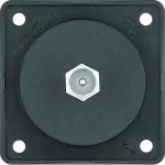 Integro Flow Gniazdo antenowe TV z obudową nieekranowaną, czarny